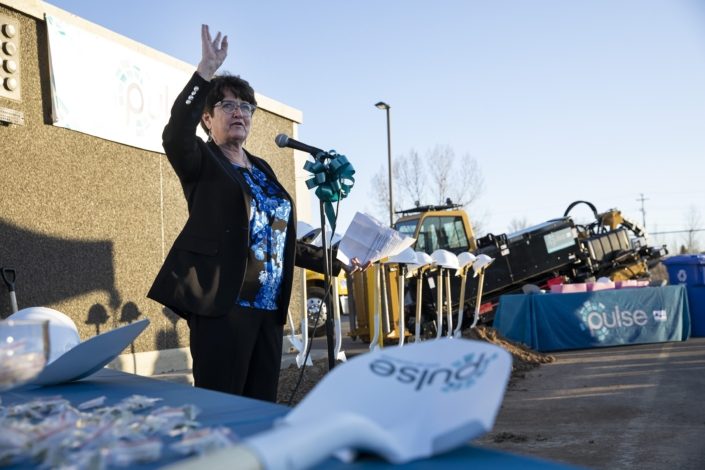 Loveland Mayor at Pulse Groundbreaking Loveland Mayor at Pulse Groundbreaking