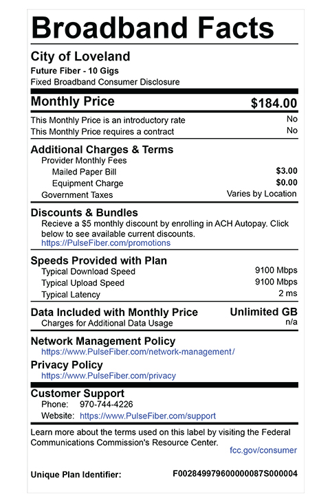 2026-03-31 Pulse Broadband Label Future Fiber 10 Gigs Broadband Label for Pulse Fiber Internet's Future Fiber 10 Gig plan